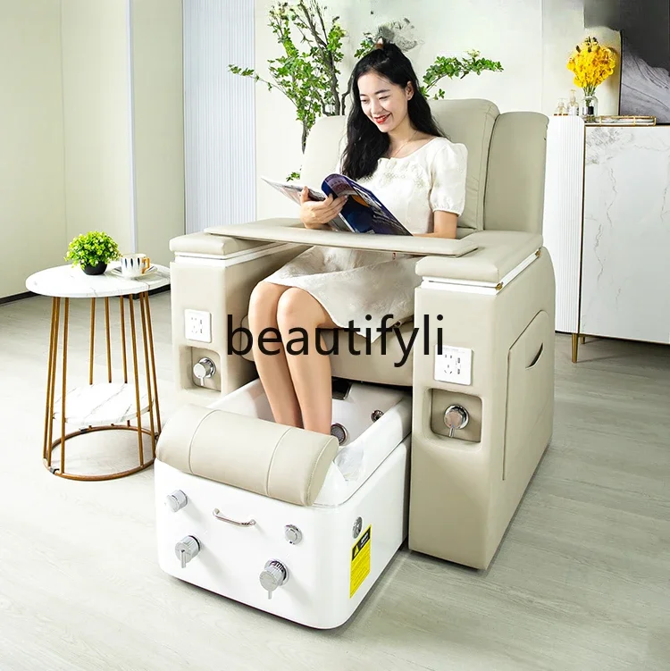 Nail Art Sofa Foot Bath Electric Massage Washing Foot Soaking Foot Bath Shop Special Beauty Salon Ear Pedicure Lying Chair