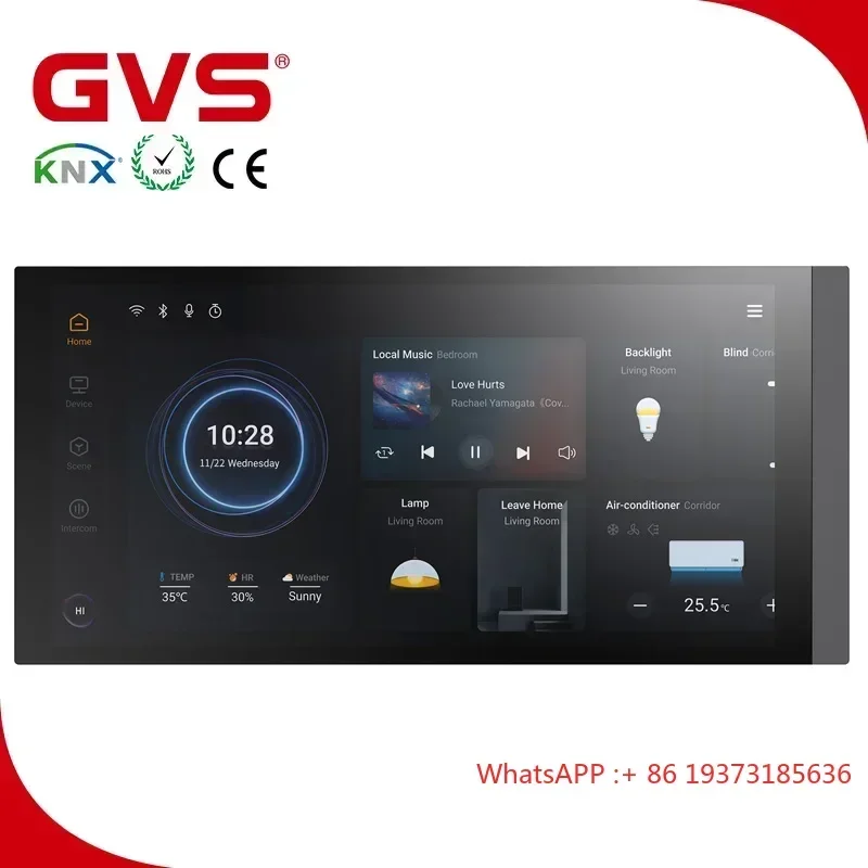 NEW Release GVS KNX/EIB K-BUS Smart Home Automation System 7 INCH Touch Screen SIP Video Intercom KNX Smart Touch S7 Smart Home