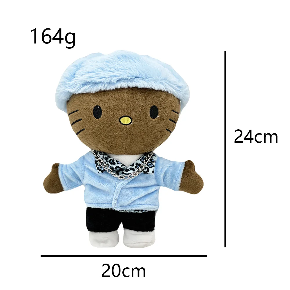 Hello Kitty Tyler el creador sombrero azul ropa muñeca de peluche figura juguetes de peluche lindo niños niñas regalo de Navidad