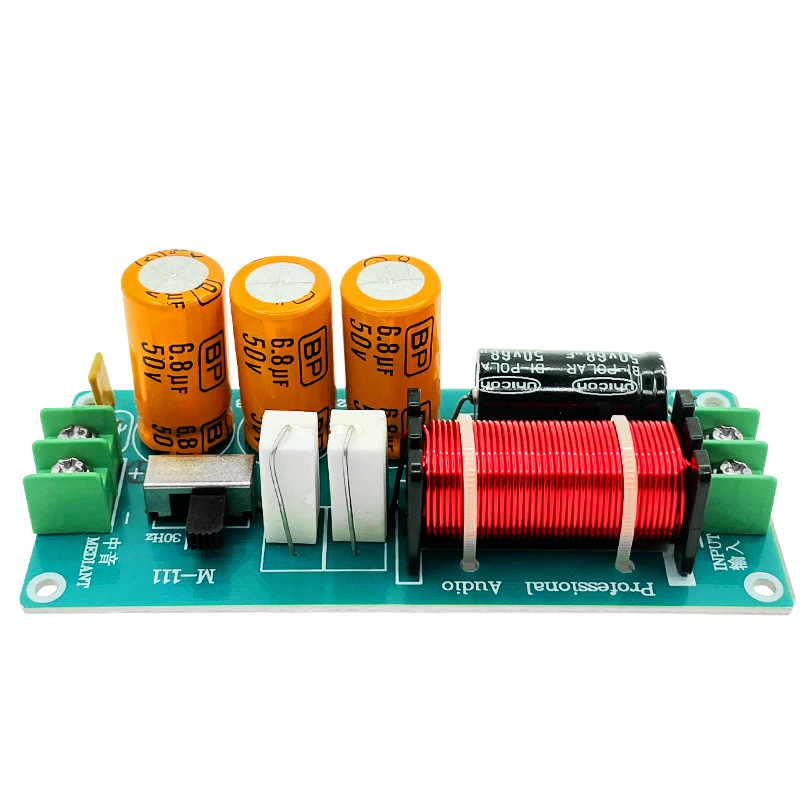 150W Mediant Audio Crossover Network Passive Mid Pass Filter Midrange Speaker DIY Adjustable Frequency Divider WEAH M111