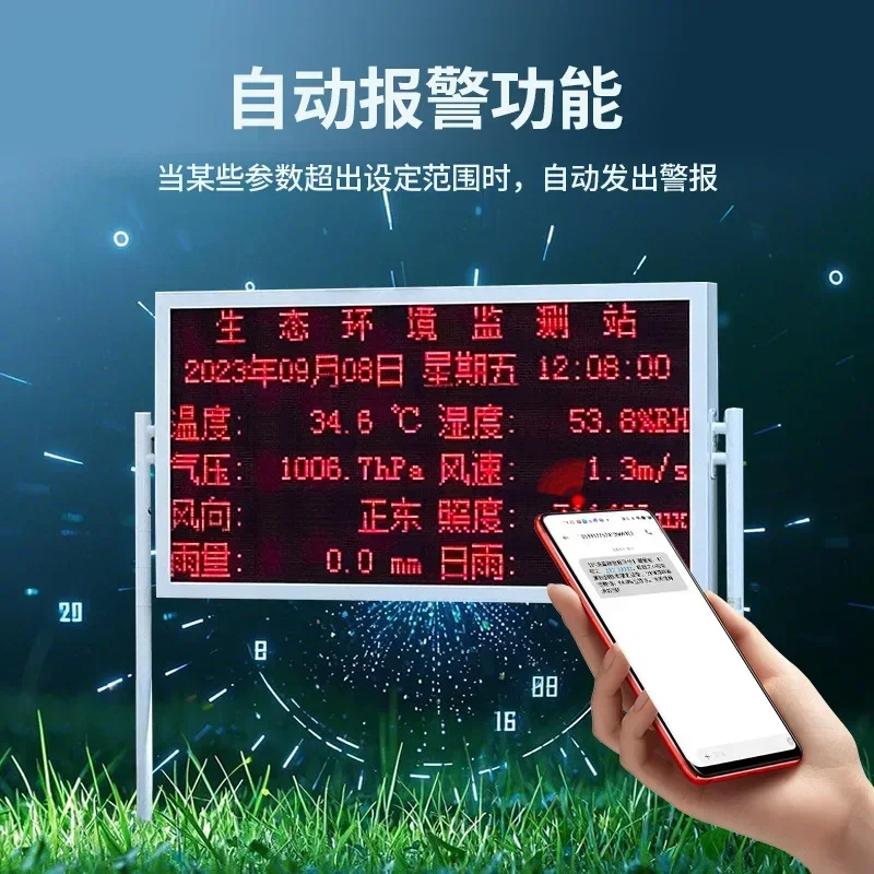 Scenic Park Negative  Ion Monitoring Station Small Air Quality Monitoring Station Forest Ecological