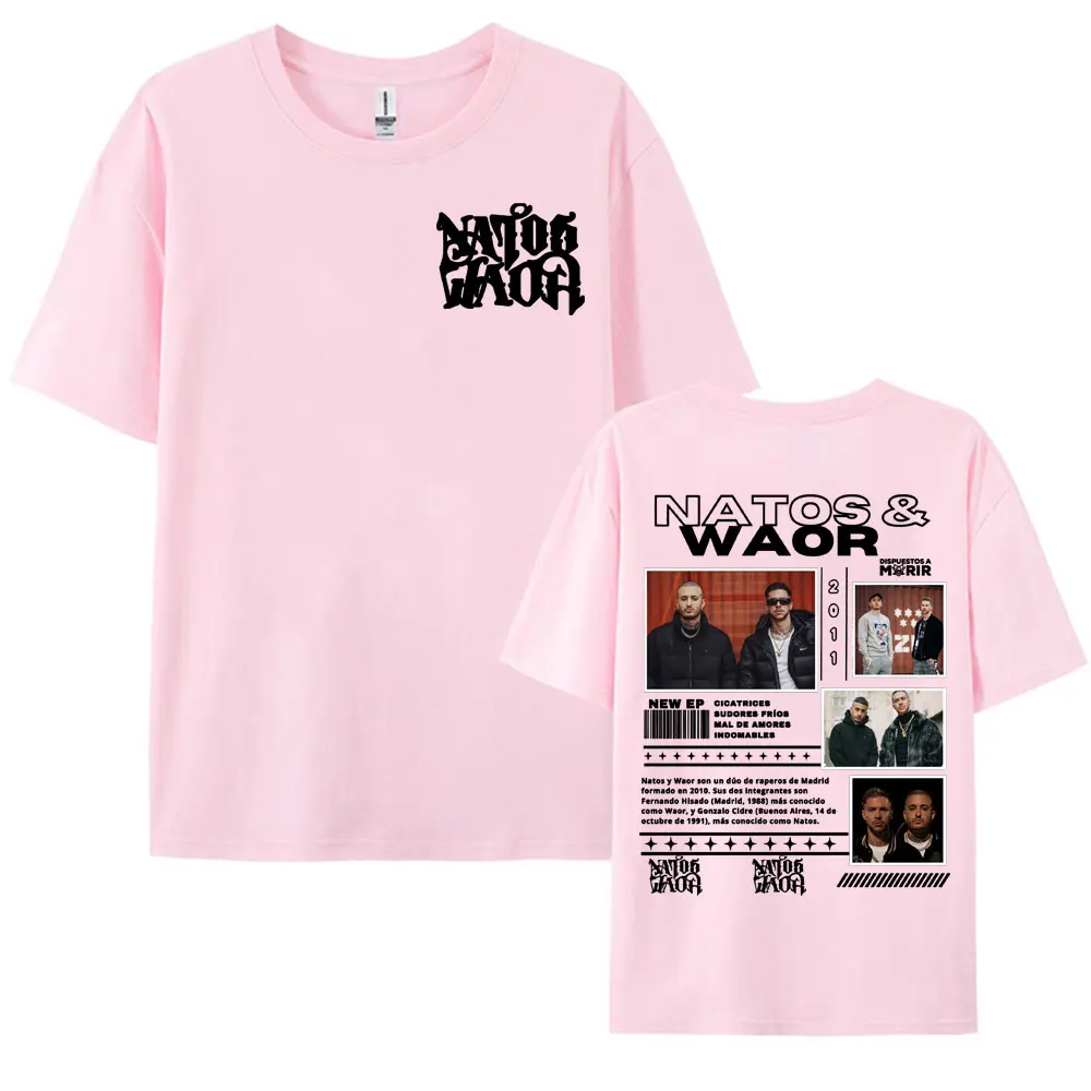 مغني الراب ناتوس ألبوم الموسيقى 2025 جولة الجرافيك بلايز للرجال النساء موضة الهيب هوب تي شيرت تقليدي عادية القطن تي شيرت #5