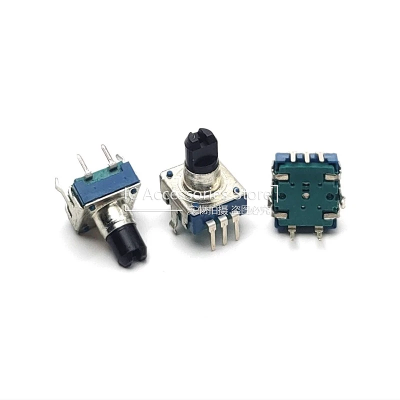 3PCS EC12S 5Pin Switch Encoder 24 Card Point Positioning 12 Pulse Signal Output Home Appliance Audio Accessories