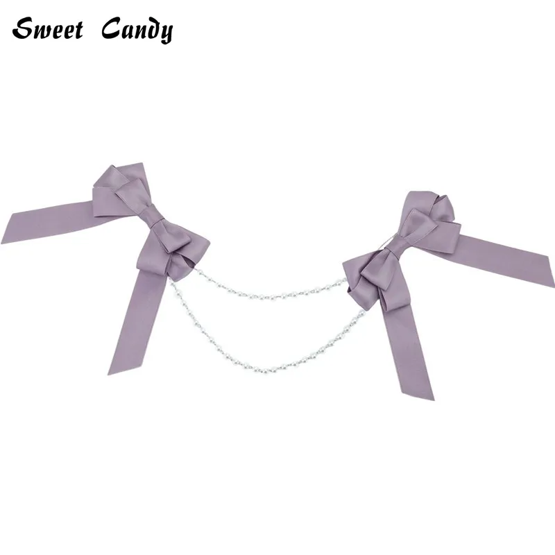 Busur Tas Ita Mewah, Kalung Mutiara Dapat Dilepas, Aksesori Tas Ita, Pita Panjang Penghargaan Pita, Simpul Gerbang Lolita