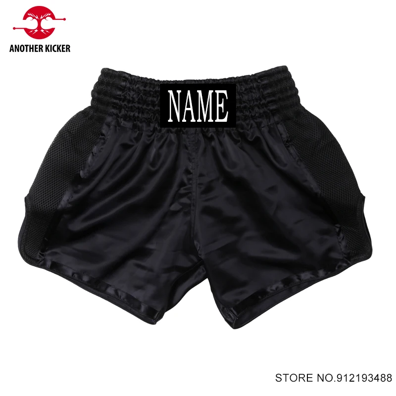 Muay Thai Shorts Custom Boxing Shorts Men Women Child Satin Combat MMA Martial Arts Clothing Fighting Grappling Kickboxing Pants