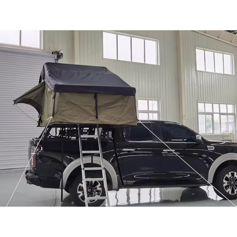 Sunday Campers 4X4 جودة قابلة للطي في الهواء الطلق شل سقف أعلى خيمة تمديد نوع التخييم لينة على السطح #3