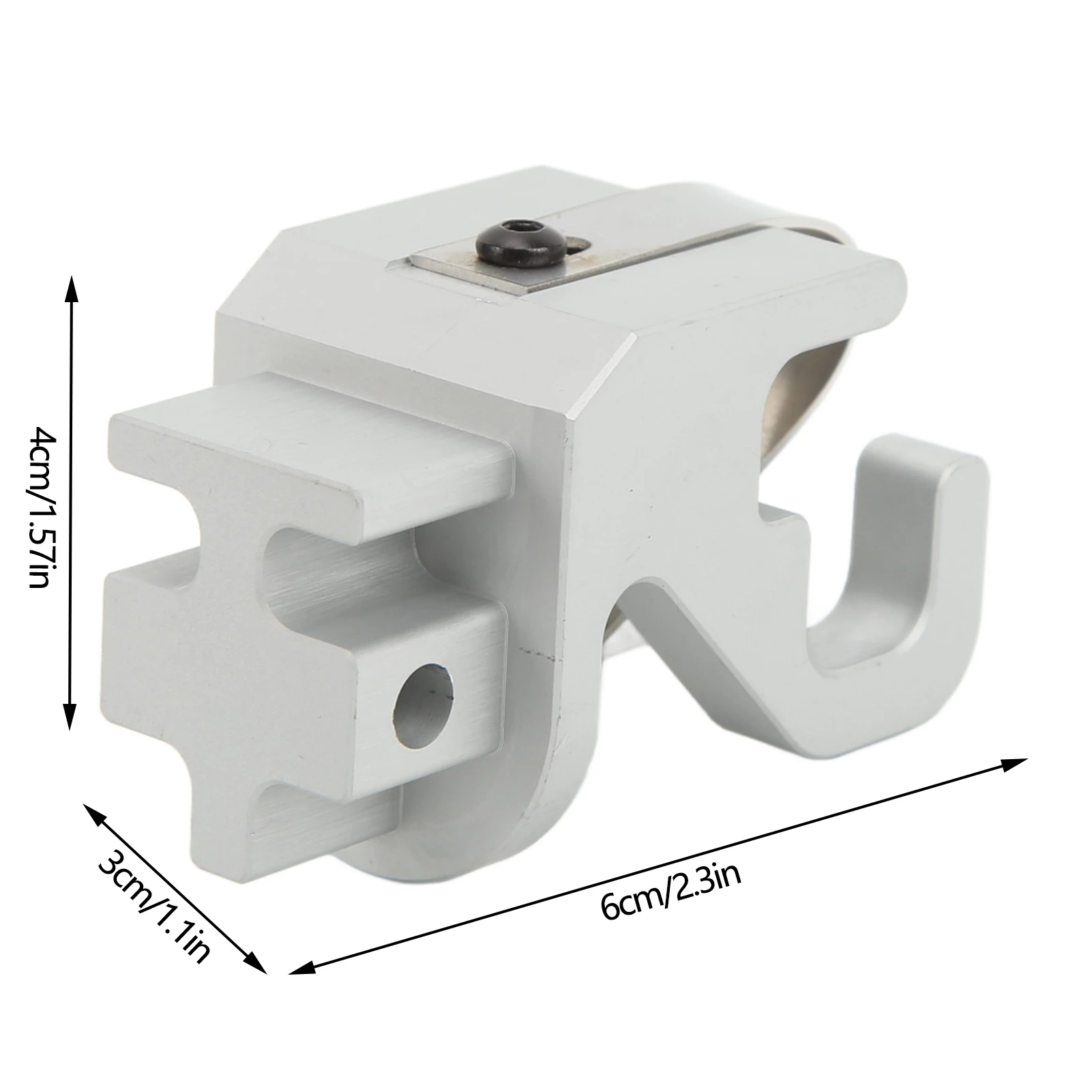 RV Toldo Inferior Rafter Claw, alumínio acetinado, apto para Sunchaser II Toldo