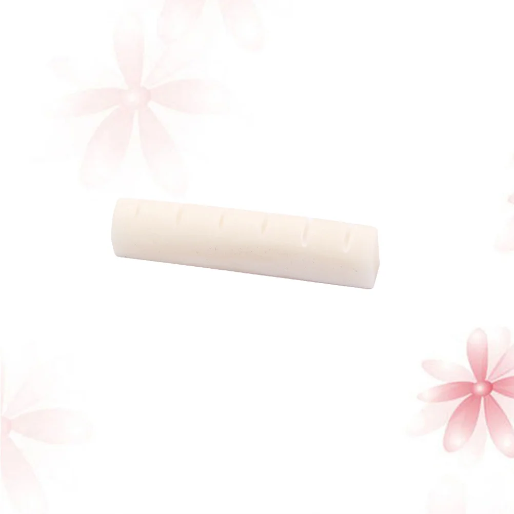

5Pcs Natural Oxen Bone Guitar Nuts Slotted Replacement for Bass Guitar 6 String Instrument Accessories Durable Tone