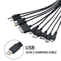 10 In 1 Multi-Function USB Cable Universal Phone Charging Cable Multi-head Charging Cable Cord For Samsung Nokia Phone Charger