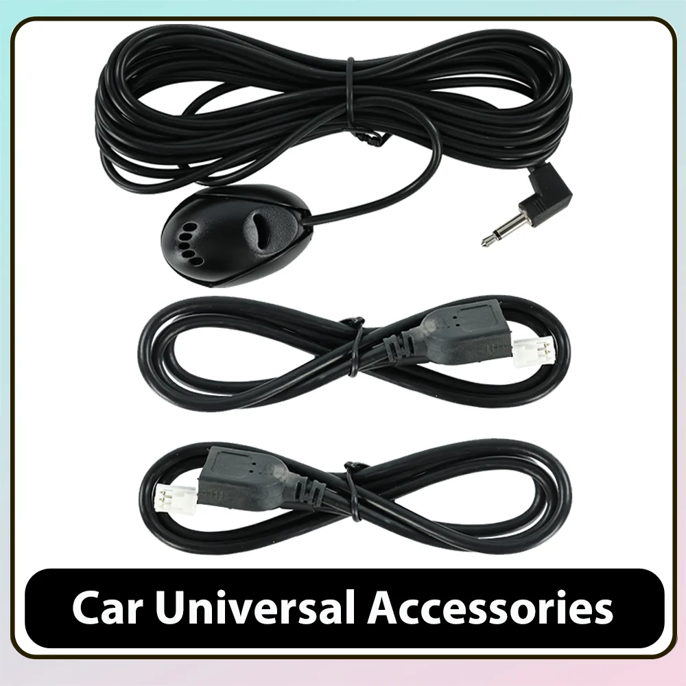 MEKEDE Auto Audio Mikrofon 3,5mm Jack Stecker Mic 4PIN/6PIN USB Universal Zubehör Für Auto Stereo DVD multimedia Video Player