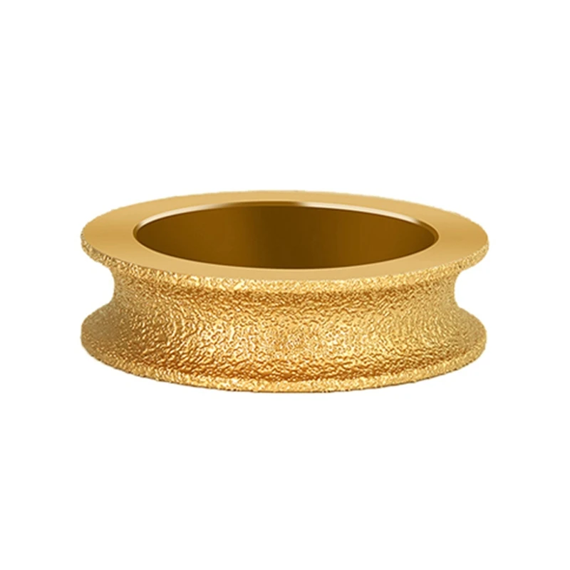 15Mm Thick Gold Brazed Diamond Angle Grinder Stone Grinding Wheel Used For Angle Grinder Grinding Wheel Tool Easy Install