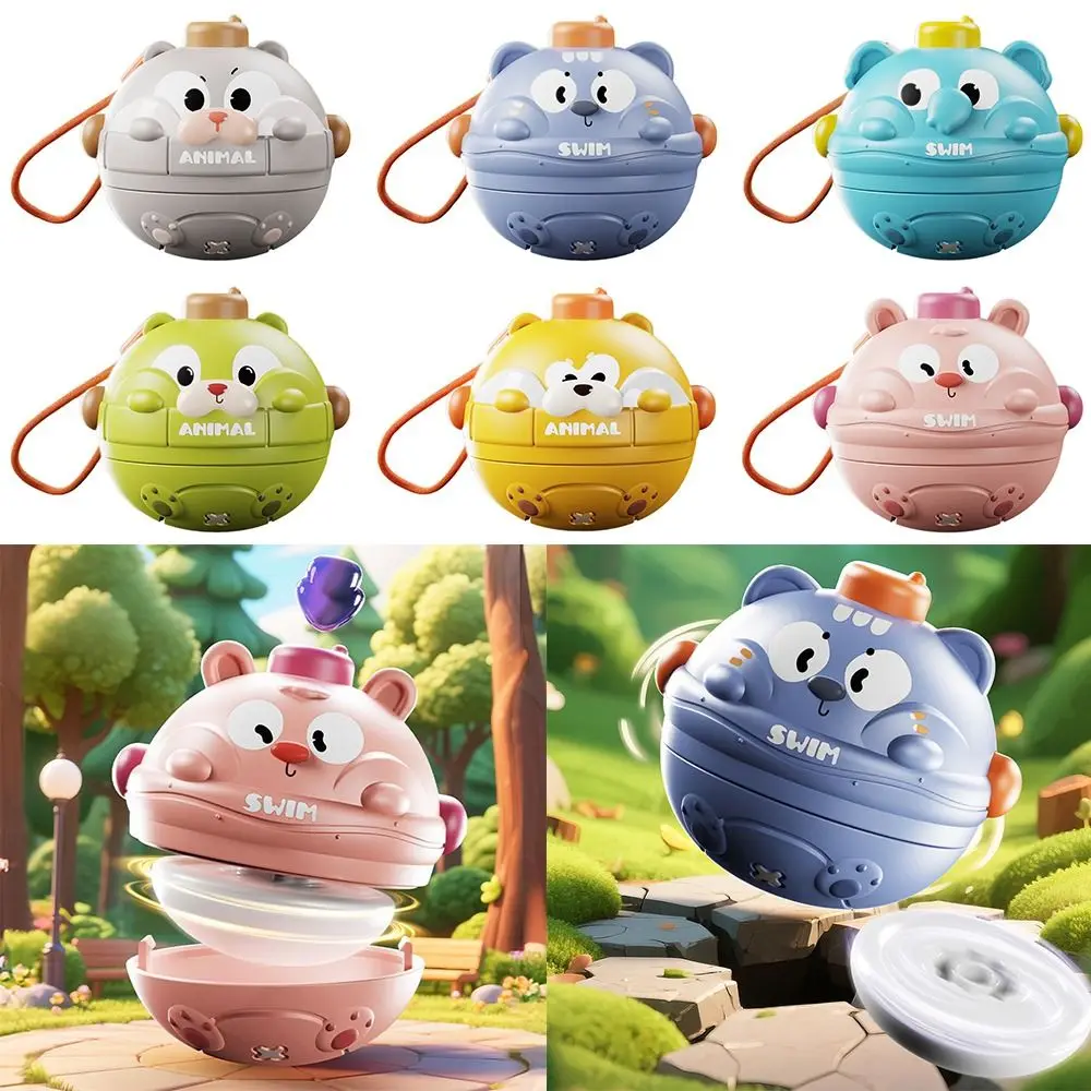 

Cartoon Animal Pet Pet Top Gyro Multicolor Plastic Pressing Toy Hand Eye Coordinated Parent-child Interaction