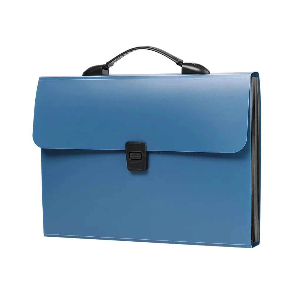 Dossier accordéon à 13 compartiments, organisateur de documents portable de grande capacité, étanche avec poignée, sac de rangement pour documents.