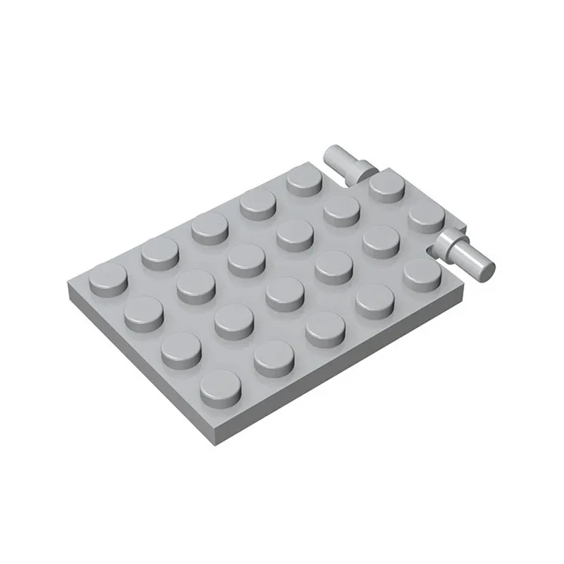 92099 Plate Modified 4 x 6 with Trap Door Hinge Bricks Collections Bulk Modular GBC Toy For Technical MOC Buildings Blocks