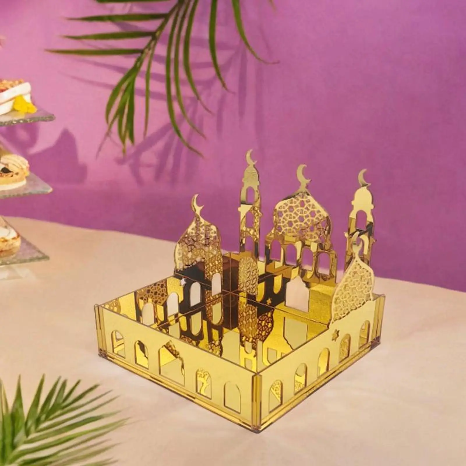 Ramadan Tray Ramadan Gift Storage Container for Wedding Home Celebrations