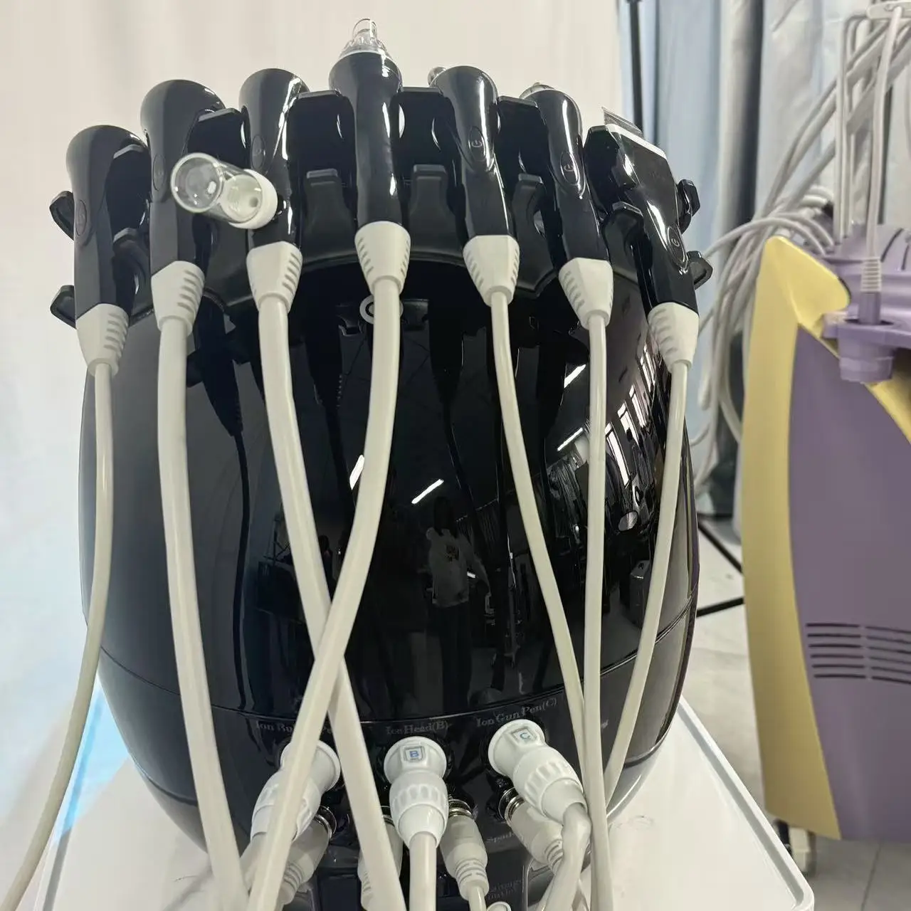 آلة تقشير الجلد المائية الأكسجين الجليد الأزرق الذكية جيت أكوا تقشير التيارات الدقيقة فقاعة صغيرة لجهاز تنظيف الوجه #1