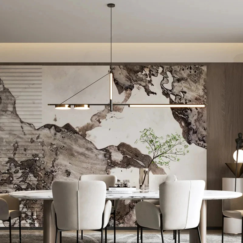Modern Simple LED Pendant Lights  Living Dining Room Kitchen Food Tables Chandelier Lamp Home Interior Decor Lusters Luminaires