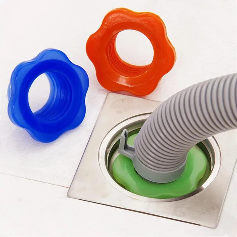Nouvelle couverture d'étanchéité en silicone anti-insectes et anti-odeurs pour tuyau d'égout, bouchon de vidange de sol désodorisant, connecteur de machine à laver