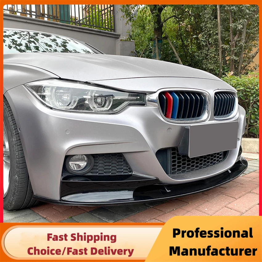 For BMW 3 Series F30 F31 320i 328i 330i 335i M-Sport 2013-2019 Front Bumper Lip Spoiler Car Diffuser Splitter Bumper Bodykits