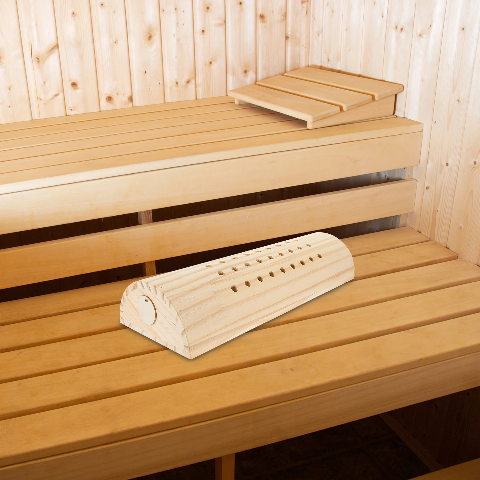 

Moxibustion Pillow Pain Relief Wooden Home Accessory Cervical Smooth Lumbar Wear Resistant Reusable Massage