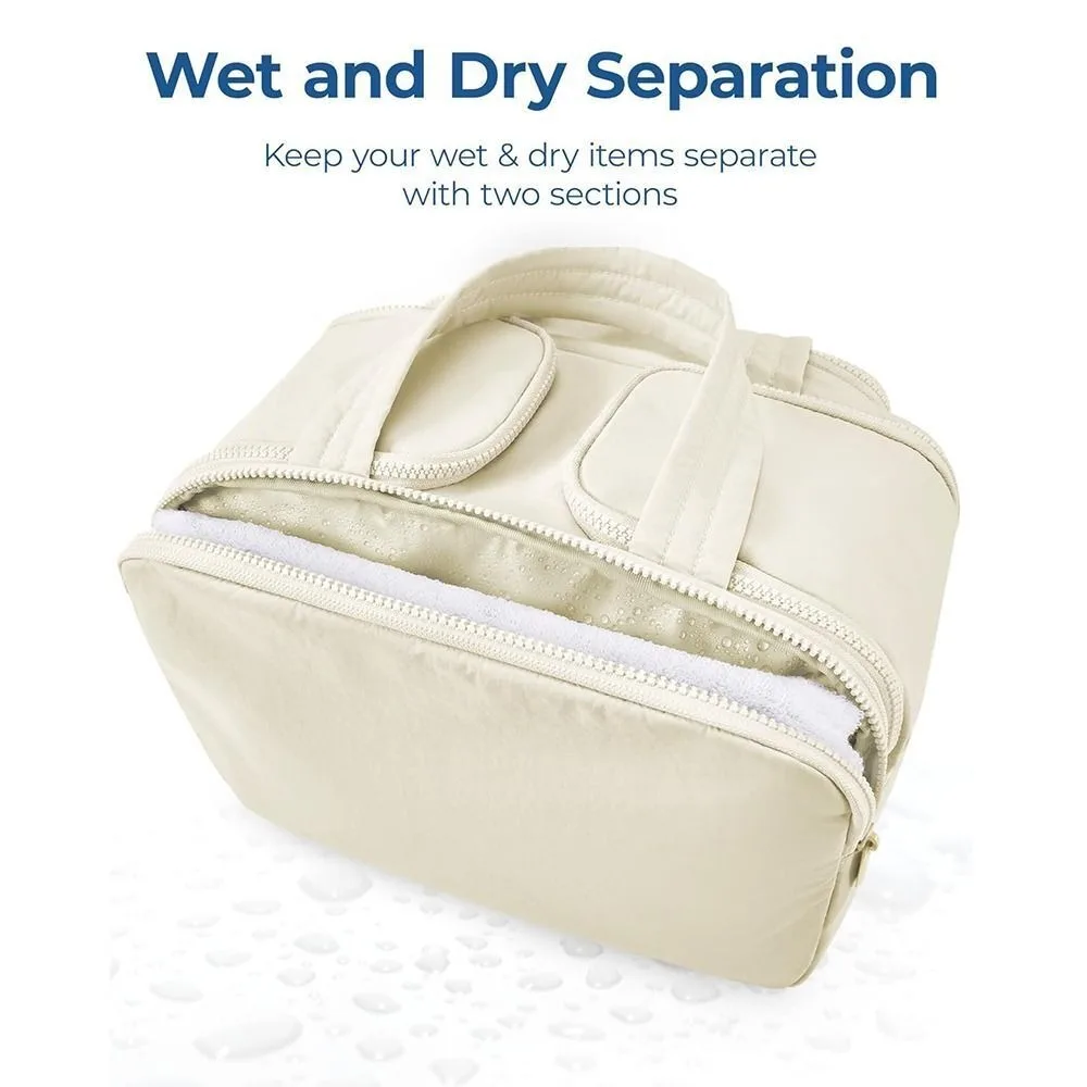 

Легкая дорожная сумка для туалетных принадлежностей, новая ручка, вместительная сумка для хранения, Женская пушистая косметичка