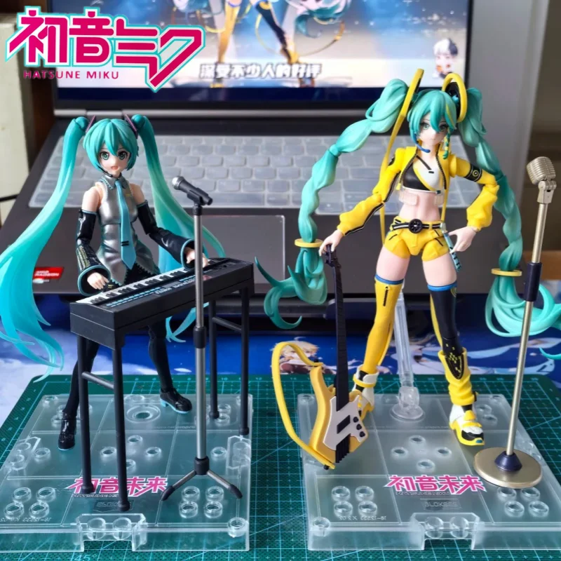 

Original Blokees Hatsune Miku Assembly Anime Figure Model Miracle Cherry Blossom Future Series Pvc Doll Collection Figures Gift