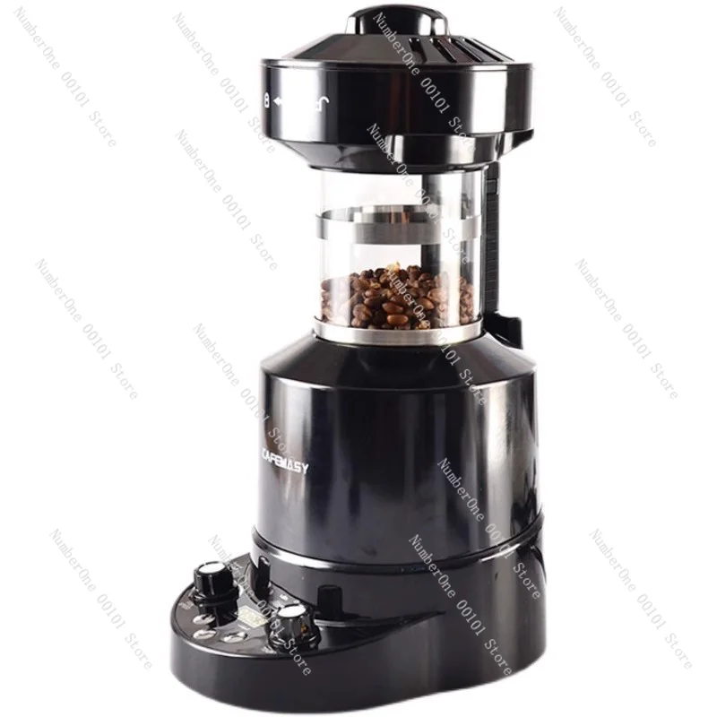 Electric Air Coffee Roaster for Home, Automatic Timming Coffee Beans, Roasting Baking Machine, EU Plug, 220V, 2100W, 80G