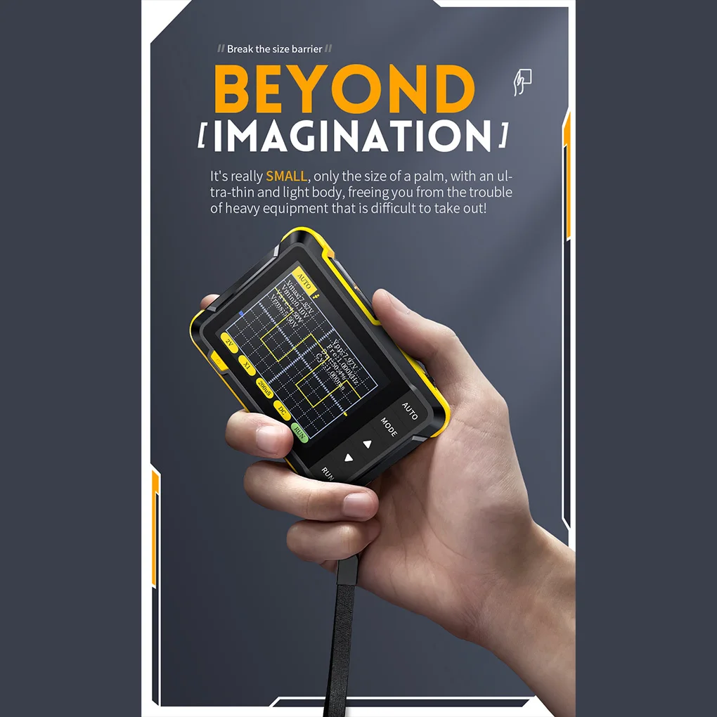Fnirsi Dso152 2-In-1 Digitale Oscilloscoop Analoge Bandbreedte Signaalgenerator Transistor Multifunctionele Diodespectrums Analysator