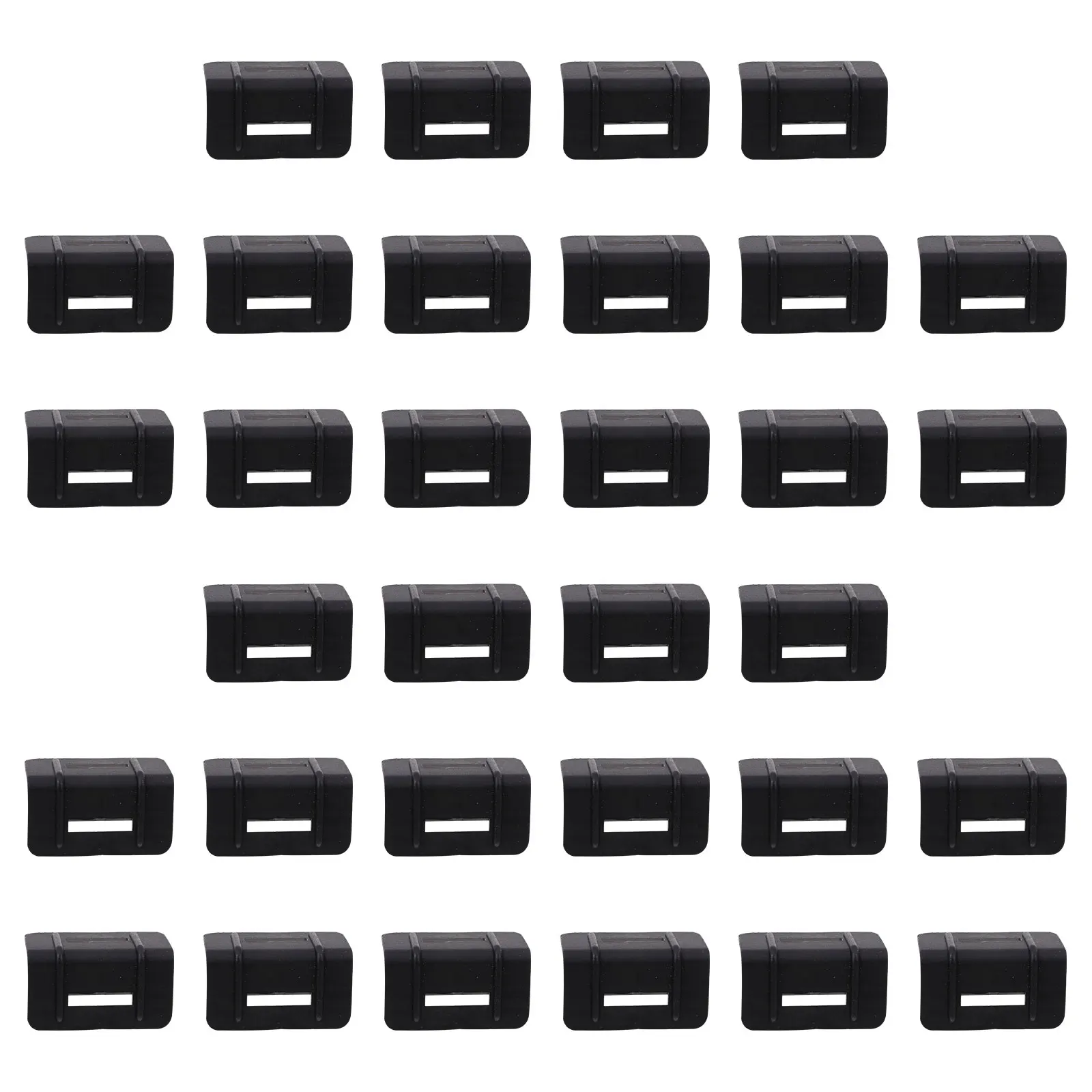 

100 pcs Non slip Plastic Corner Protectors 46mmx2mm Thick Edge Protector For Cardboard Box Strapping