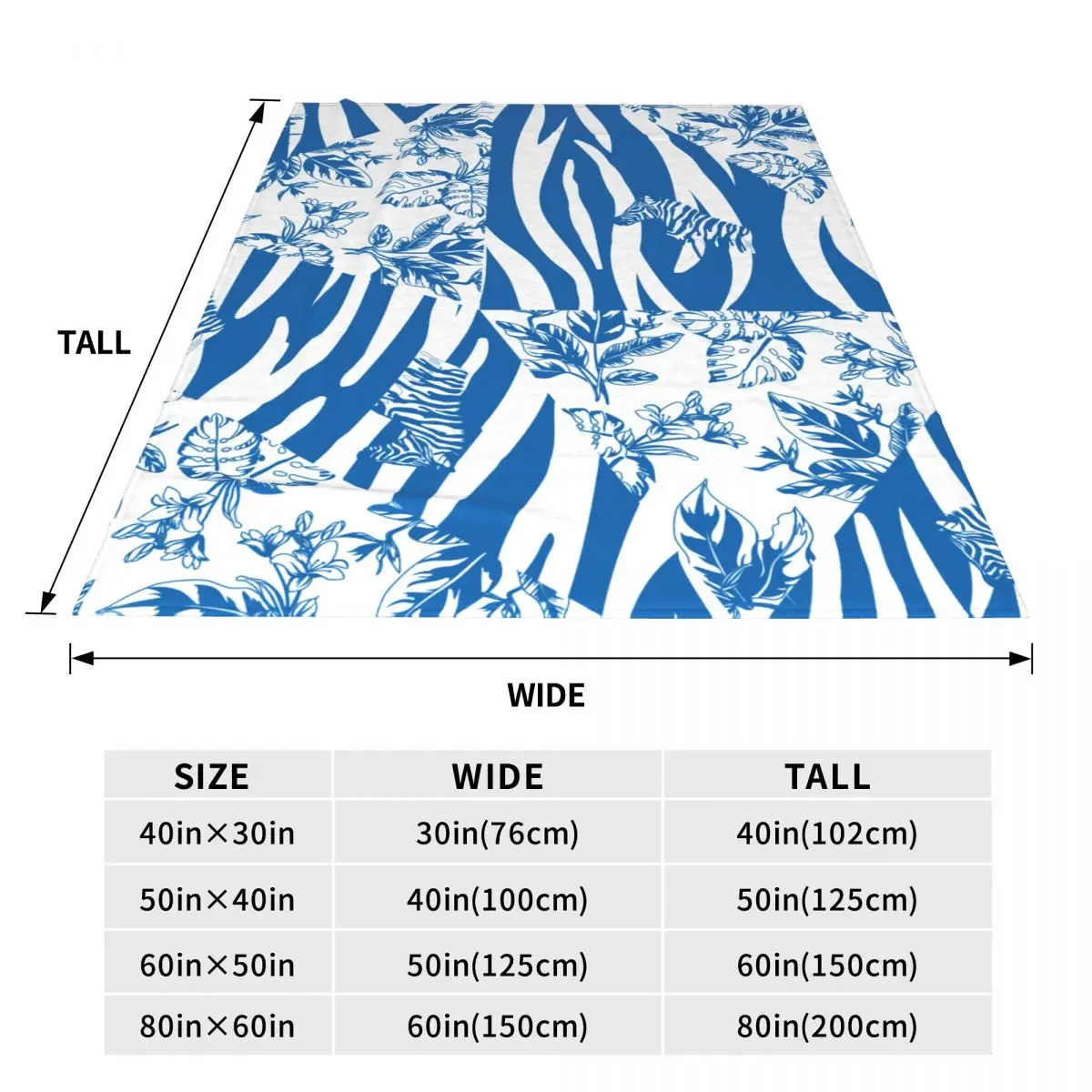 Zebra Pattern Blanket Flannel Sofa Throw Blanket Multi-function for Home Bedroom Travel Throws Bedspread Quilt