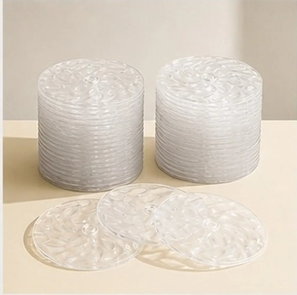 20Pcs Water Wave Decorative Lens 60Mm Artistic Atmosphere Light Filter for LED Soft Lighting Eye Protection Bedroom Dining Room