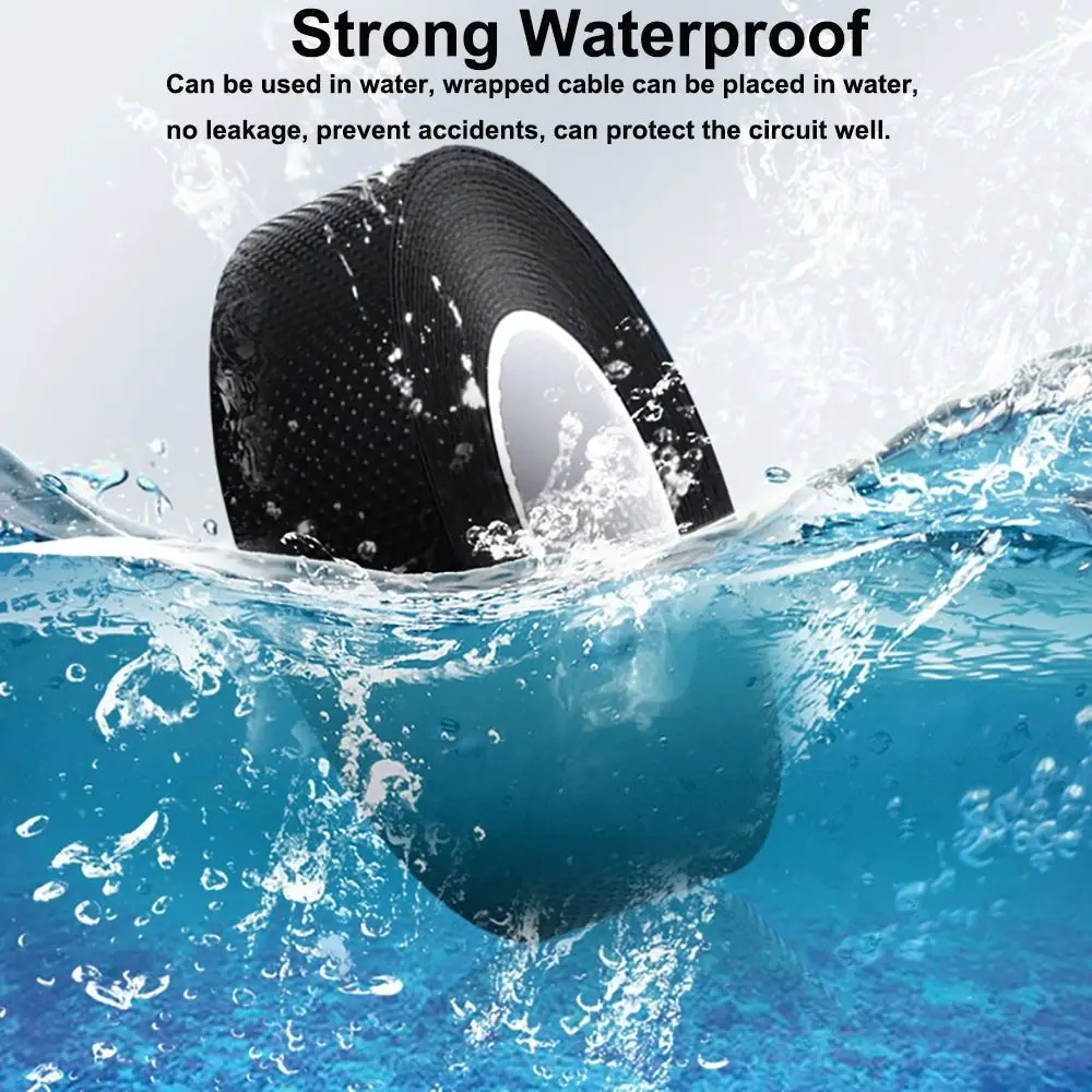 Cable Fixed Rubber Self-Amalgamating Tape Insulated Waterproof Self-bonding Rubber Tape Weld Tape Electrician