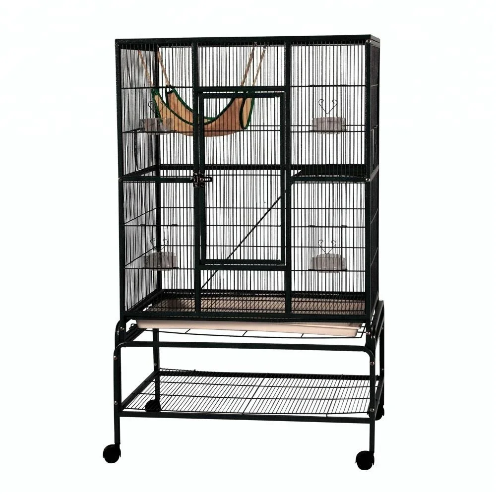 A-421 Chinchillas Cat Chicken Wire Cage With Steel Cage For Parrot Bird Cage