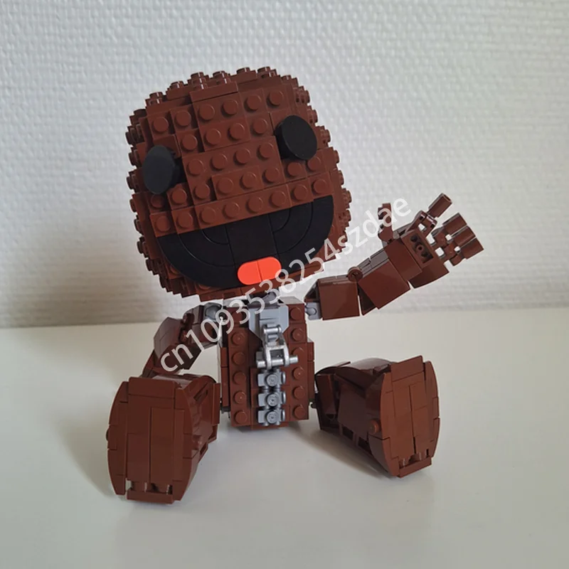 478PCS MOCสะสมตัวเลขSackboysชุดการ์ตูนชุดบล็อกอาคารซ้อนอิฐสร้างสรรค์ของเล่นเด็กของขวัญการศึกษา