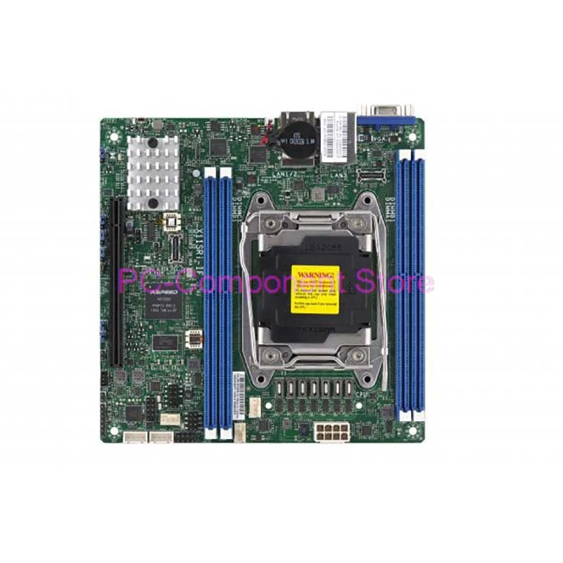 Brand New For Supermicro MINI-ITX C422 LGA2066 NAS One-Way Server Motherboard X11SRi-IF