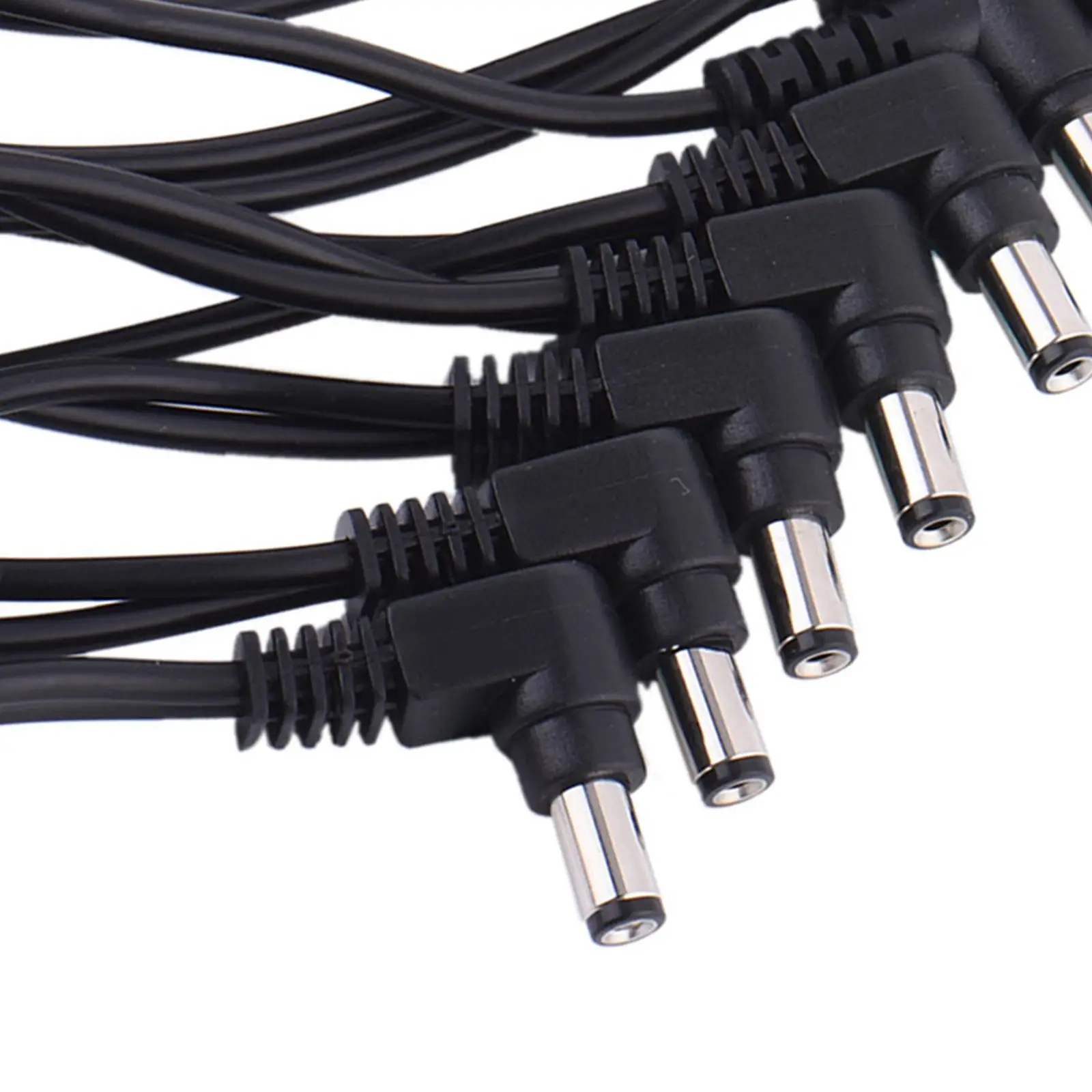Flat Daisy Chain Cable 9V DC Power Supply Cable for Electric Guitar Effects Pedal Robust PVC Accessory for Musicians