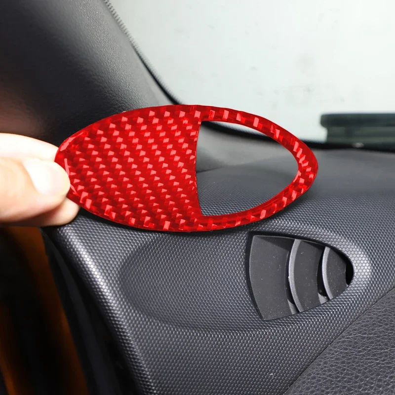 

For Nissan 350Z 2003 2004 2005 2006 2006 Soft Carbon Fiber Car Dashboard Air Outlet Frame Cover Trim Stickers Car Accessories