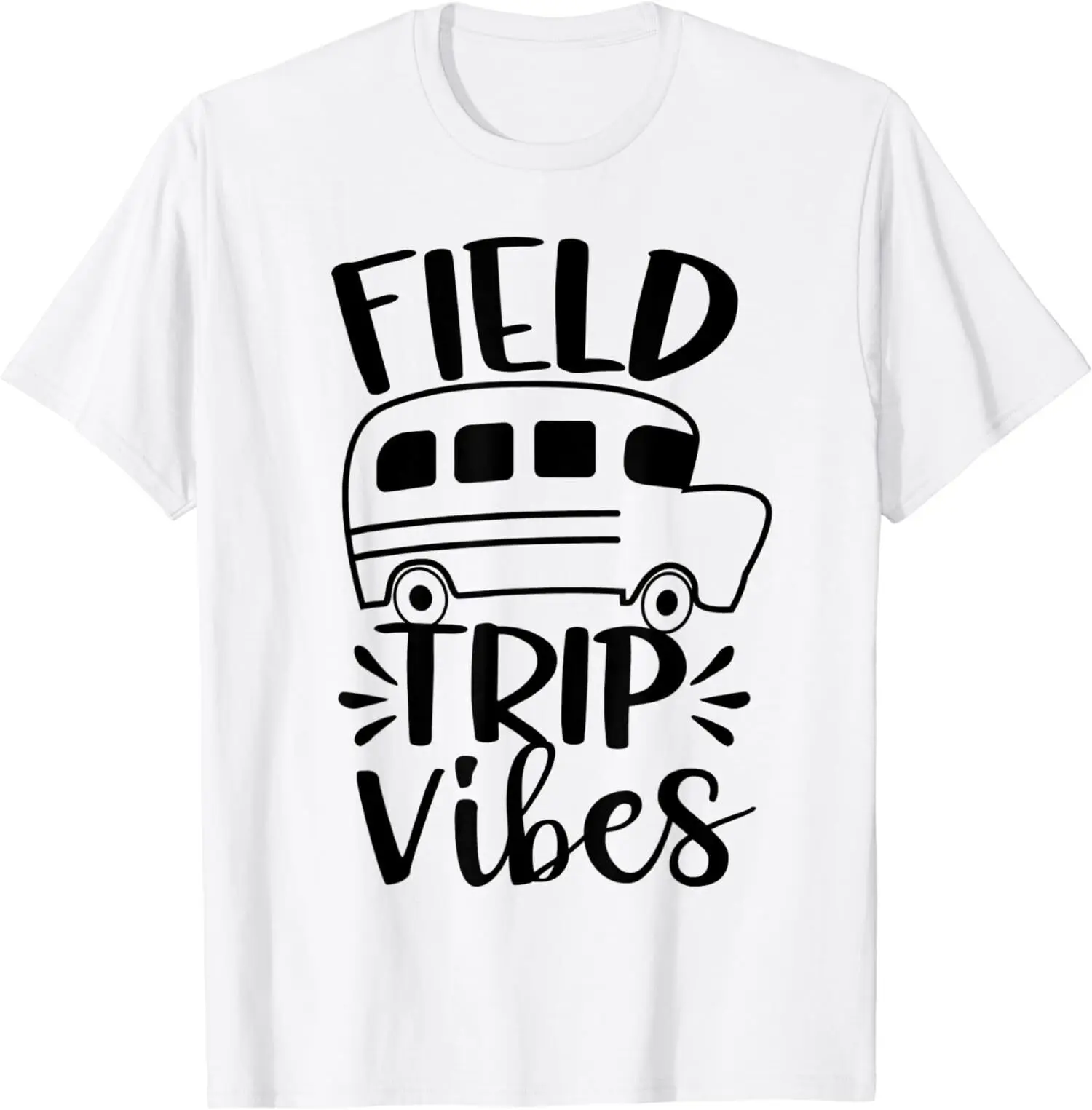 Field Trip Vibes Anyone Groovy School Bus Driver Unisex T-Shirt