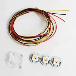 Blurolls NeoPixel RGBW Mini Button PCB LED Light 30AWG PTFE Cables SLA Resin Printed Voron 2.4 Trident SB StealthBurner Extruder