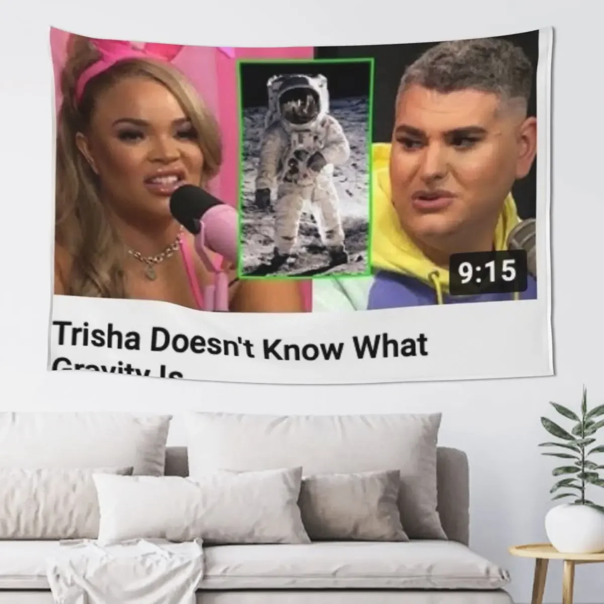 trisha paytas Tapestry Room Decor Korean Style Room Decor Aesthetic Wall Art Tapestry