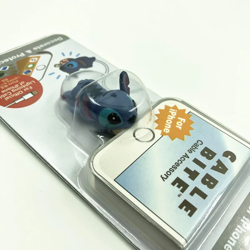 Disney Mickey Ochrona przewodu ładującego Stitch Etui na kabel USB do iPhone\'a Xiaomi Uniwersalna osłona ochronna na kabel ładujący