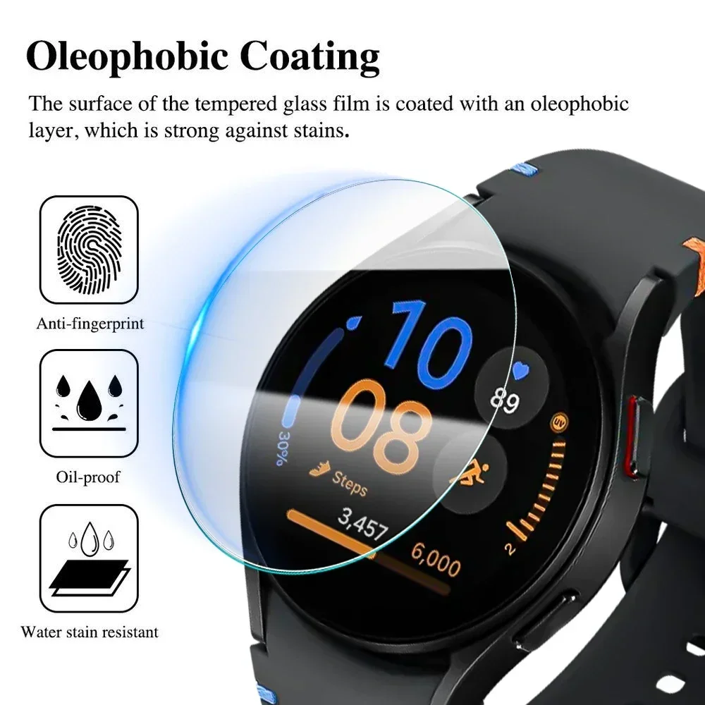 Protector de pantalla para Samsung Galaxy Watch FE, vidrio templado transparente antiarañazos para Samsung FE WatchFE HD, 1/10 Uds.