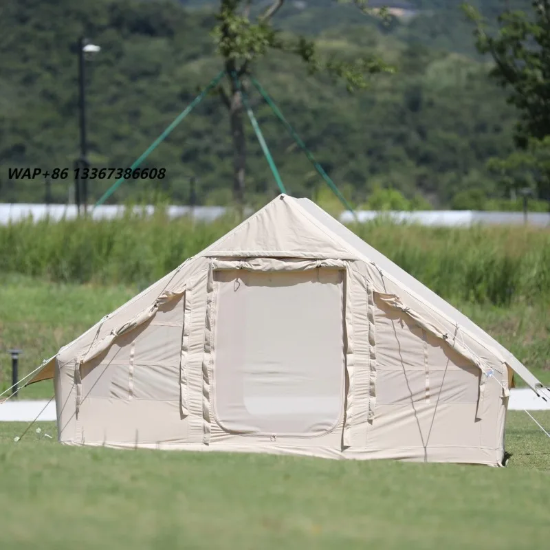 Custom Dustproof Oxford Cloth Large Folding Camping Inflatable Luxury Cabin Tent Waterproof Outdoor Furniture