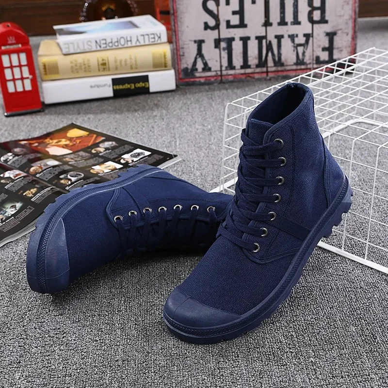 New Men’s Casual Boot Couple Canvas Shoes Light Designer Shoes Unisex Comfortable Lace-up Breathable 36-45 Sneakers Men Adult