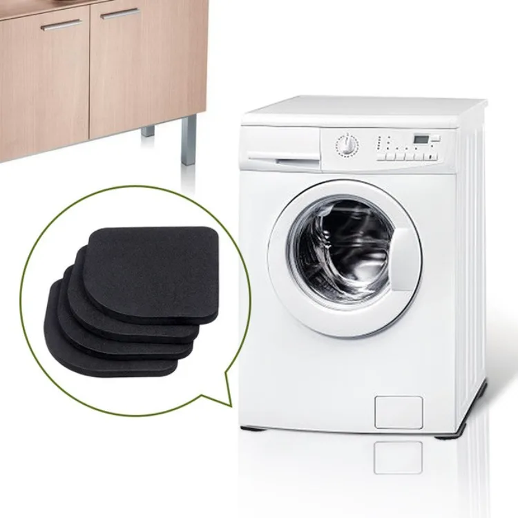 4pcs Anti-Vibration Pad Set Shock Proof Non-Slip Feet Mat Washing Machine And Refrigerator Home Appliance Stabilizer Foot Stand