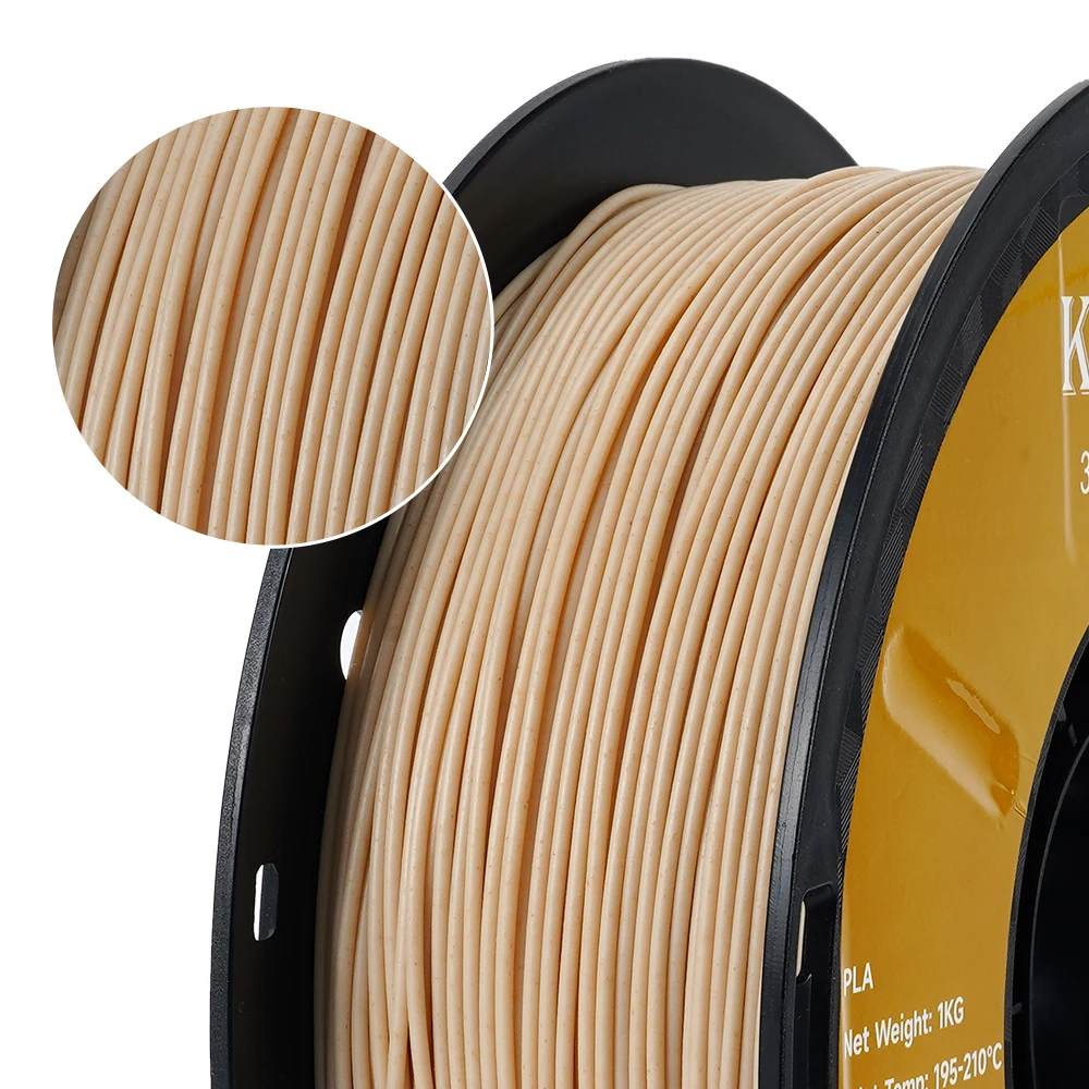 Imagem -05 - Spool Nenhuma Bolha Filamento de Madeira de Impressão 3d Pla Impressora 3d Embalagem a Vácuo 175 mm 1kg £ 22