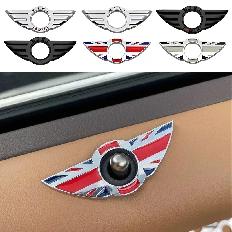 

Наклейка на автомобиль для BMW Mini Cooper S ONE JCW R53 R55 R56 R57 R59 F55 F56 F57 F60, металлическая эмблема на дверь/окно, значок-замок, эмблема крыла