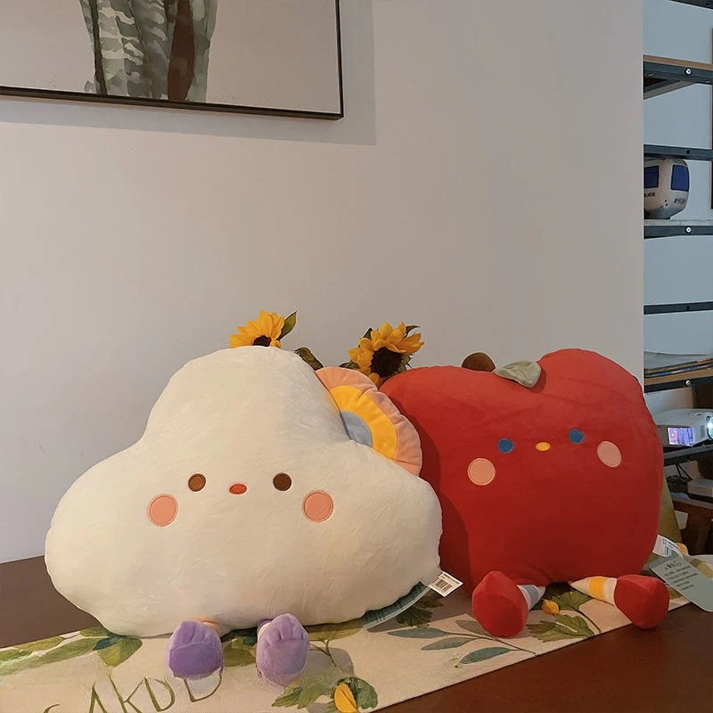 1 pz dolce pane arcobaleno nuvola stella simpatico peluche bel cartone animato cuscino morbido cuscino imbottito ragazza ragazzo compleanno regalo di Natale