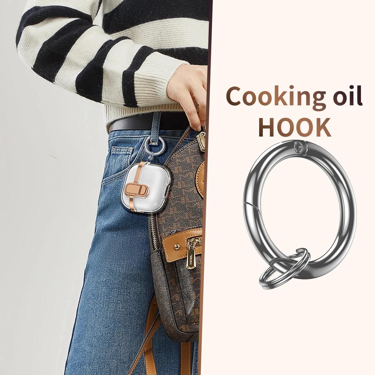 Новый чехол для AirPods 4, роскошный гальванический серебряный полупрозрачный защитный чехол с брелоком, защитный чехол от потери для AirPod 4