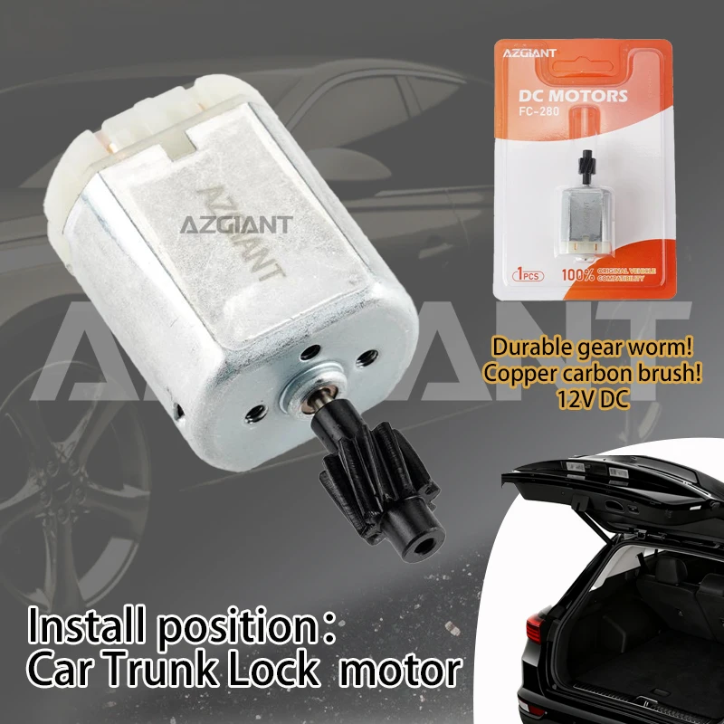 AZGIANT FC-280SC-20150 For Dodge Grand Caravan 2001-2007 Car Rear Trunk Boot Lid Latch Lock Actuator 10 Teeth gear Motor replace